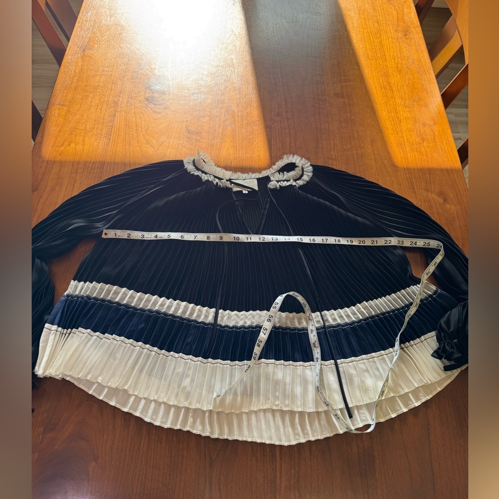 3.1 Phillip Lim Pleated Blouse - Picture 5 of 14